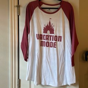 Disney Parks Raglan Tunic Tee
